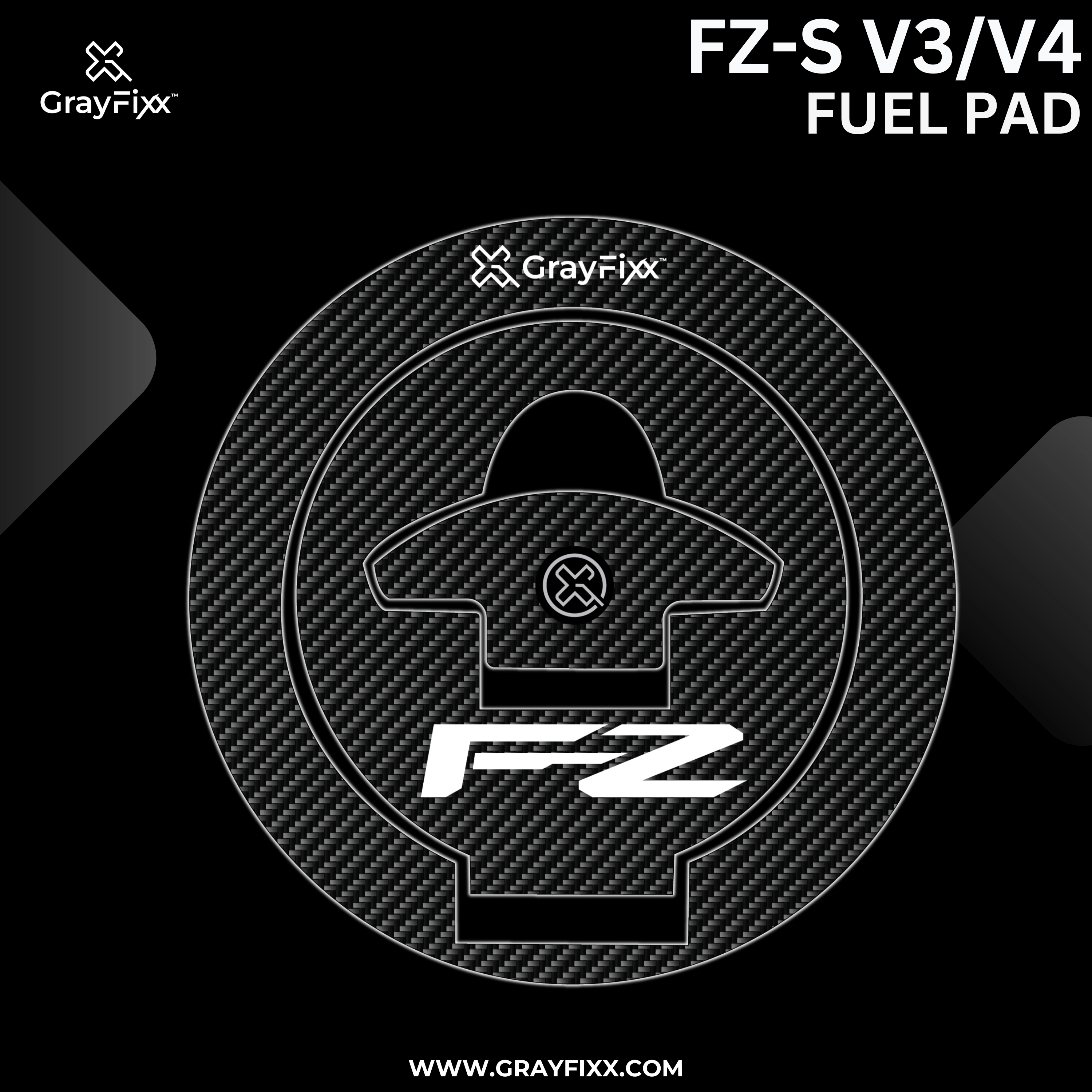 Grayfixx FZs v3/v4 Fuel Pad | Premium 3D Gel Fuel Pad, Pack of 1